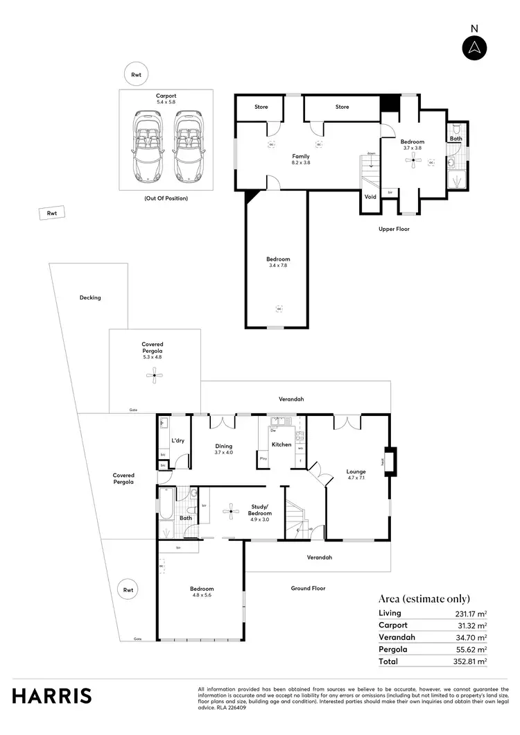 Floorplan of Homely rural property listing, 12 Heather Road, Stirling SA 5152