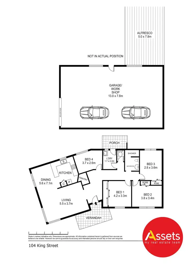 Floorplan of Homely house listing, 104 King Street, Portland VIC 3305