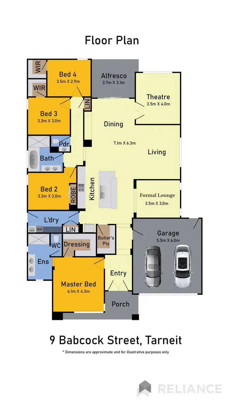 Floorplan of Homely house listing, 9 Babcock Street, Tarneit VIC 3029