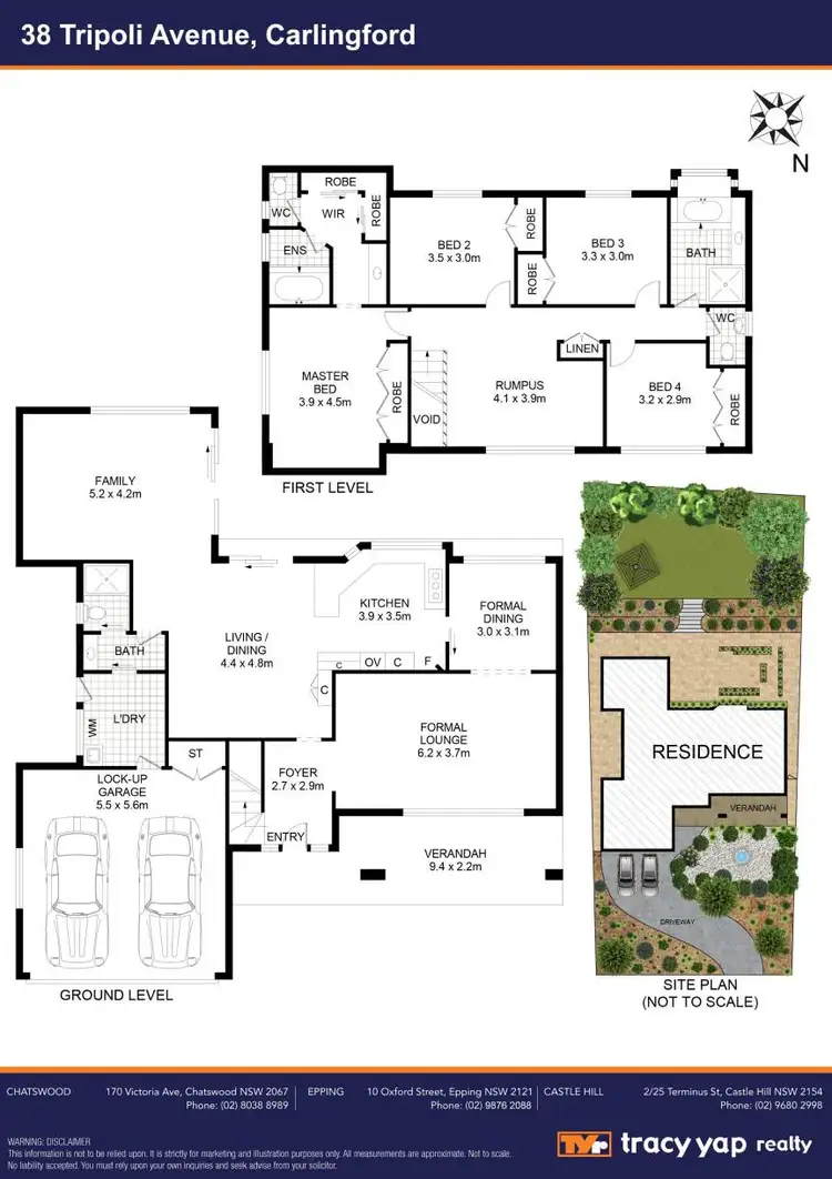 Floorplan of Homely house listing, 38 Tripoli Avenue, Carlingford NSW 2118