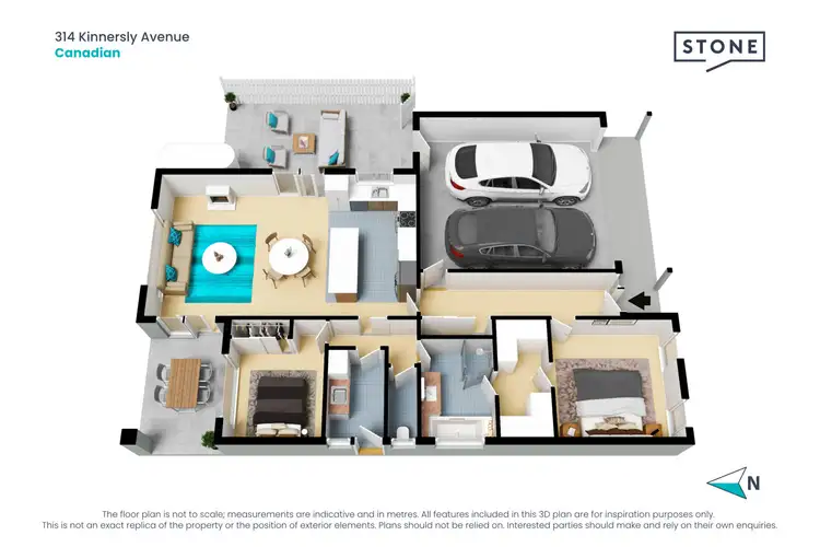Floorplan of Homely house listing, 314 Kinnersley Avenue, Canadian VIC 3350