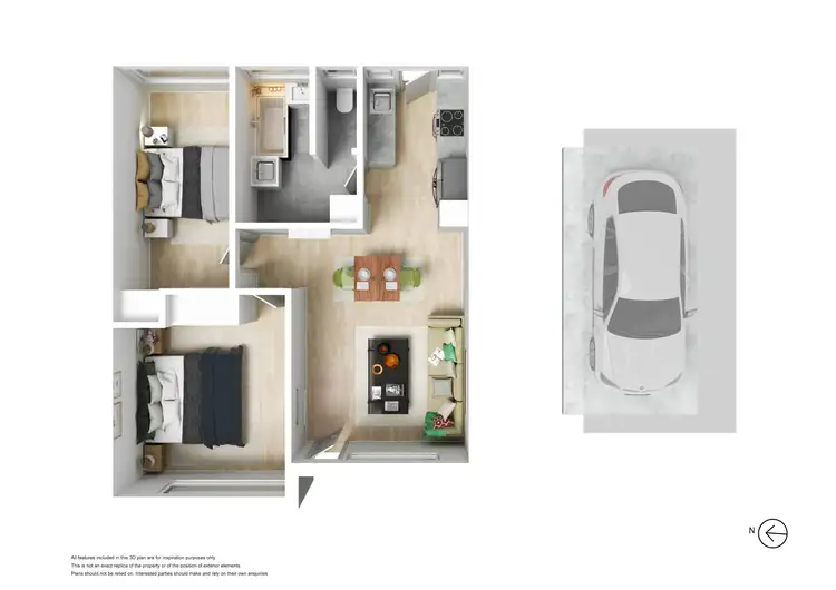 Floorplan of Homely unit listing, 2/39 Swan Walk, Chelsea VIC 3196