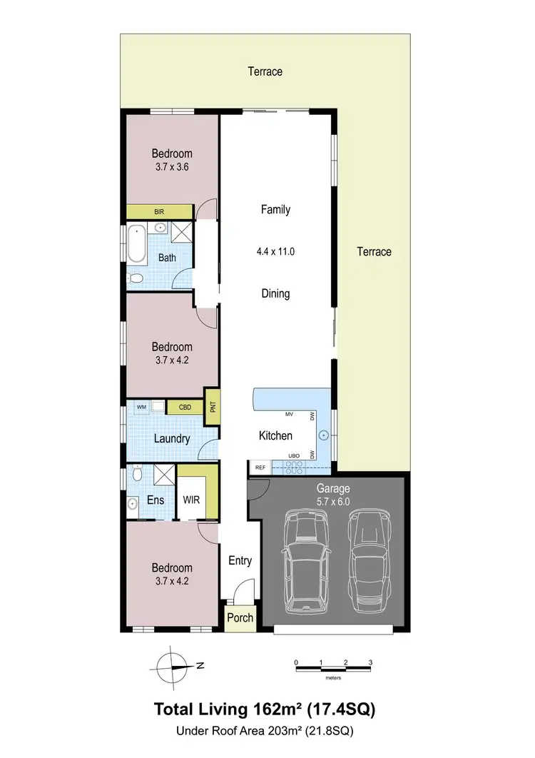 Floorplan of Homely house listing, 3 Peppercorn Crescent, Warragul VIC 3820