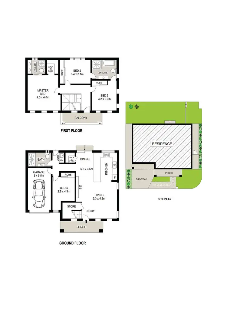 Floorplan of Homely house listing, 1 Woodgate Parkway, Box Hill NSW 2765