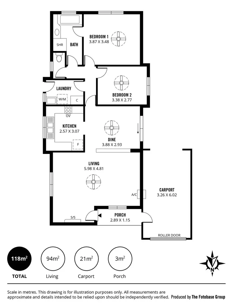Floorplan of Homely house listing, 1/6 Kemp Street, Gawler East SA 5118