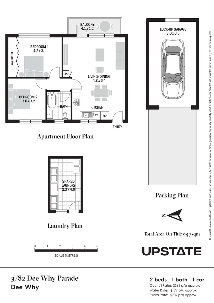 Floorplan of Homely unit listing, 3/82 Dee Why Parade, Dee Why NSW 2099