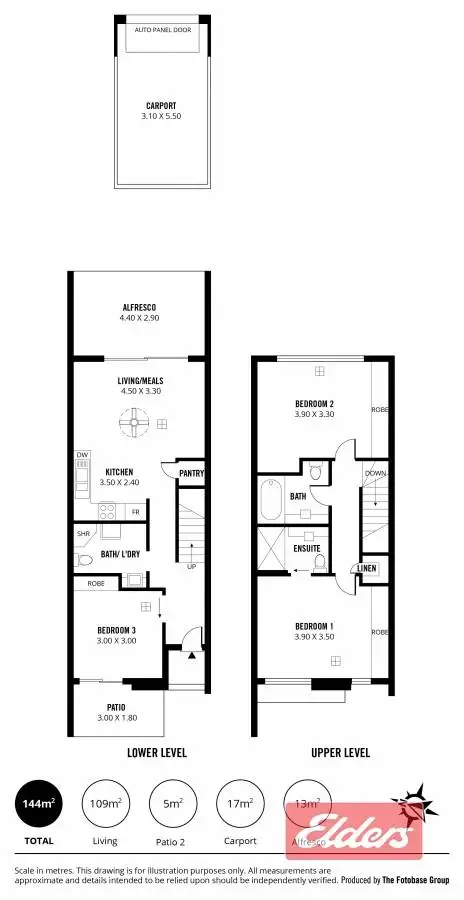 Floorplan of Homely townhouse listing, 32 Seymour Avenue, Evanston Gardens SA 5116