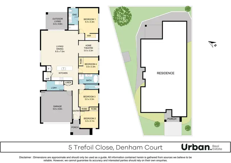 Floorplan of Homely house listing, 5 Trefoil Close, Denham Court NSW 2565