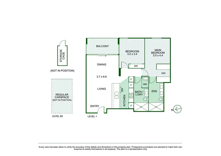 Floorplan of Homely apartment listing, 103/10 Bond Street, South Yarra VIC 3141