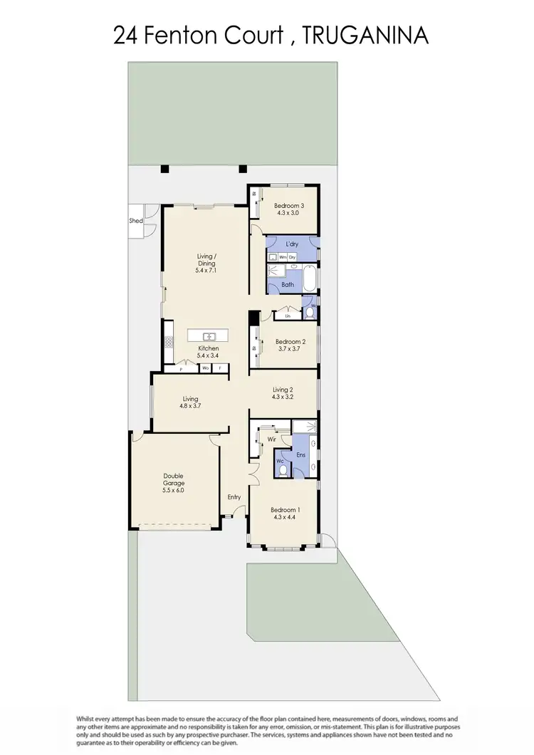 Floorplan of Homely house listing, 24 Fenton Court, Truganina VIC 3029
