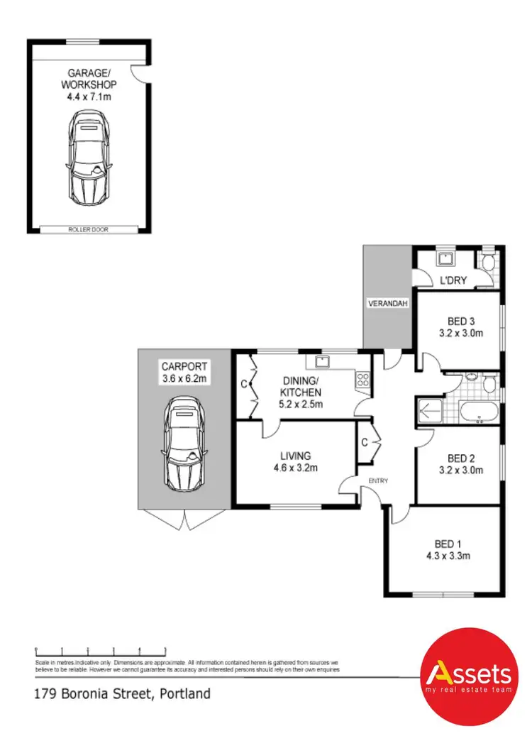 Floorplan of Homely house listing, 179 Boronia Drive, Portland VIC 3305