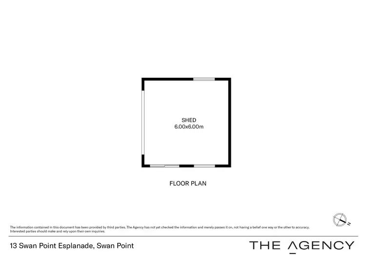 Floorplan of Homely land listing, 13A Swan Point Esplanade, Swan Point TAS 7275