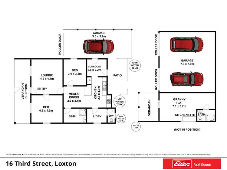 Floorplan of Homely house listing, 16 Third Street, Loxton SA 5333