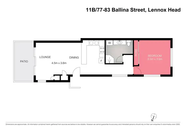 Floorplan of Homely apartment listing, 11B/77-83 Ballina Street, Lennox Head NSW 2478