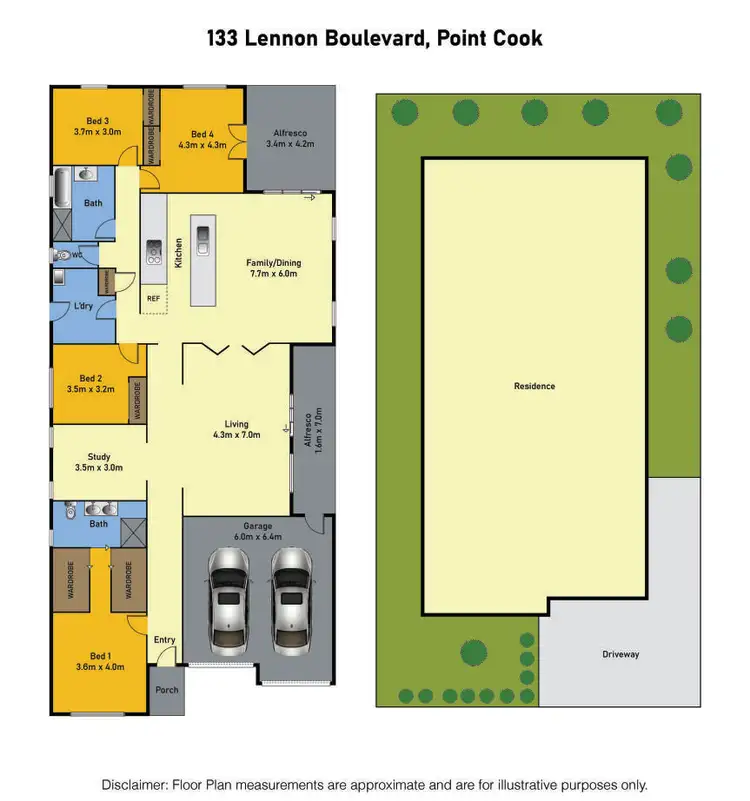 Floorplan of Homely house listing, 133 Lennon Boulevard, Point Cook VIC 3030