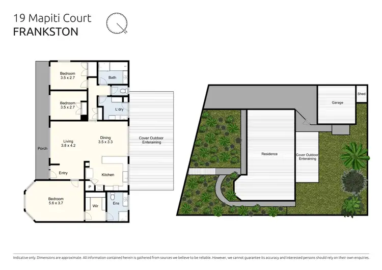 Floorplan of Homely house listing, 19 Mapiti Court, Frankston VIC 3199
