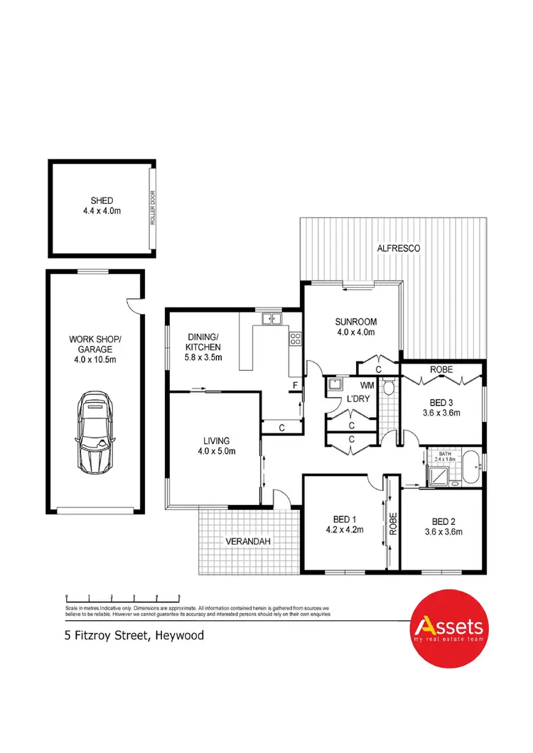 Floorplan of Homely land listing, 5 Fitzroy Street, Heywood VIC 3304