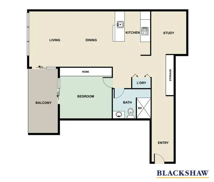 Floorplan of Homely apartment listing, 14/35 Chandler Street, Belconnen ACT 2617