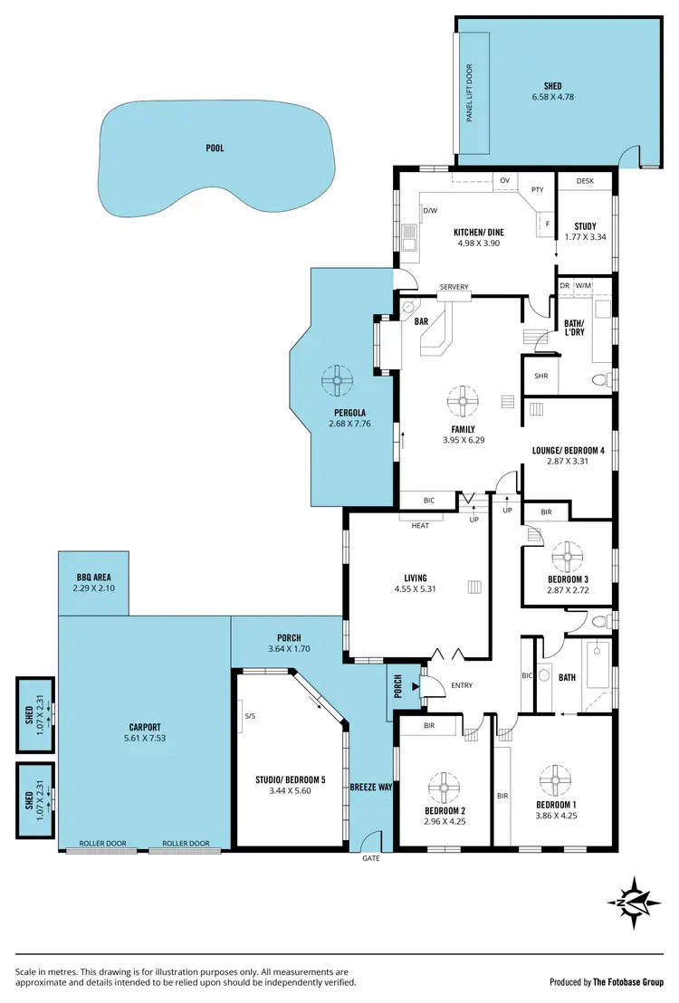 Floorplan of Homely house listing, 43 Davenport Terrace, Seaview Downs SA 5049