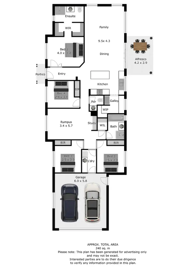 Floorplan of Homely house listing, 26 Blackwood Avenue, Wodonga VIC 3690