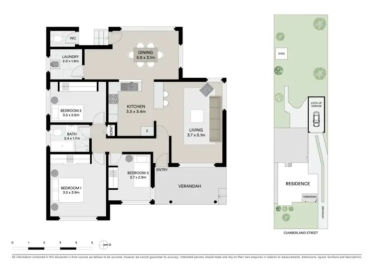 Floorplan of Homely house listing, 107 Cumberland Street, Cabramatta NSW 2166