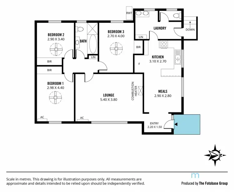 Floorplan of Homely house listing, 3 Giles Court, Christie Downs SA 5164