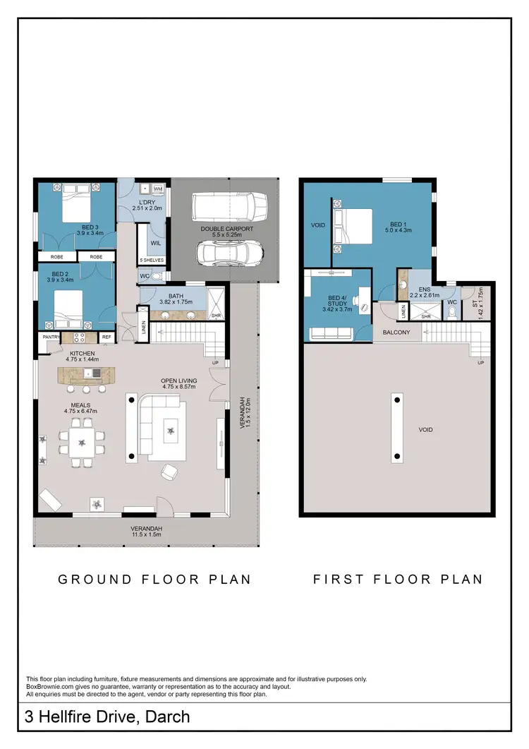 Floorplan of Homely house listing, 3 Hellfire Drive, Darch WA 6065