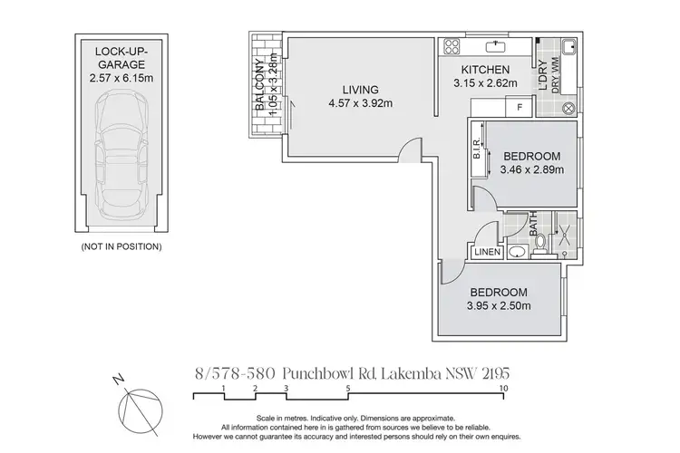 Floorplan of Homely unit listing, 8/578-580 Punchbowl Road, Lakemba NSW 2195