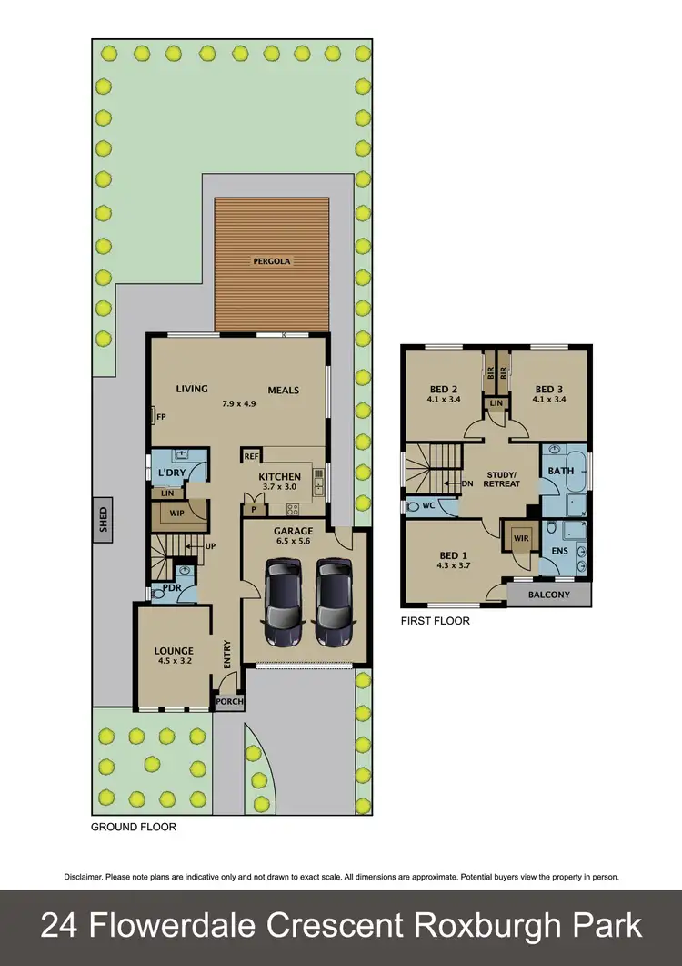 Floorplan of Homely house listing, 24 Flowerdale Crescent, Roxburgh Park VIC 3064