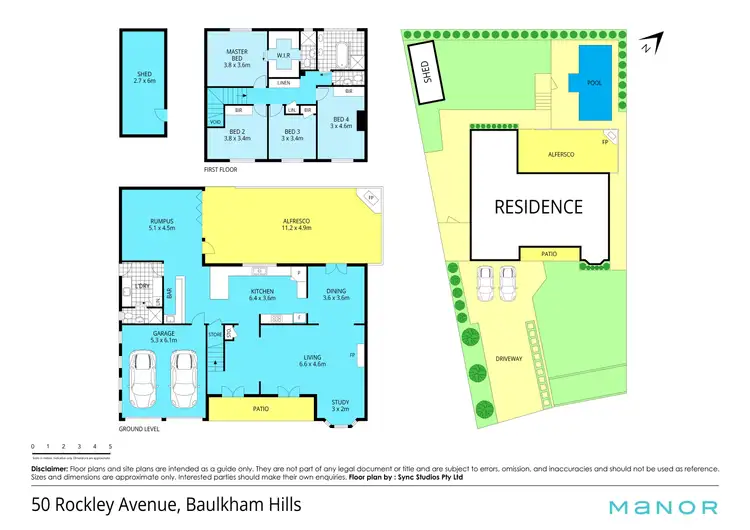 Floorplan of Homely house listing, 50 Rockley Avenue, Baulkham Hills NSW 2153