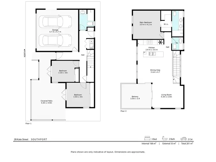 Floorplan of Homely house listing, 2B Kate Street, Southport QLD 4215