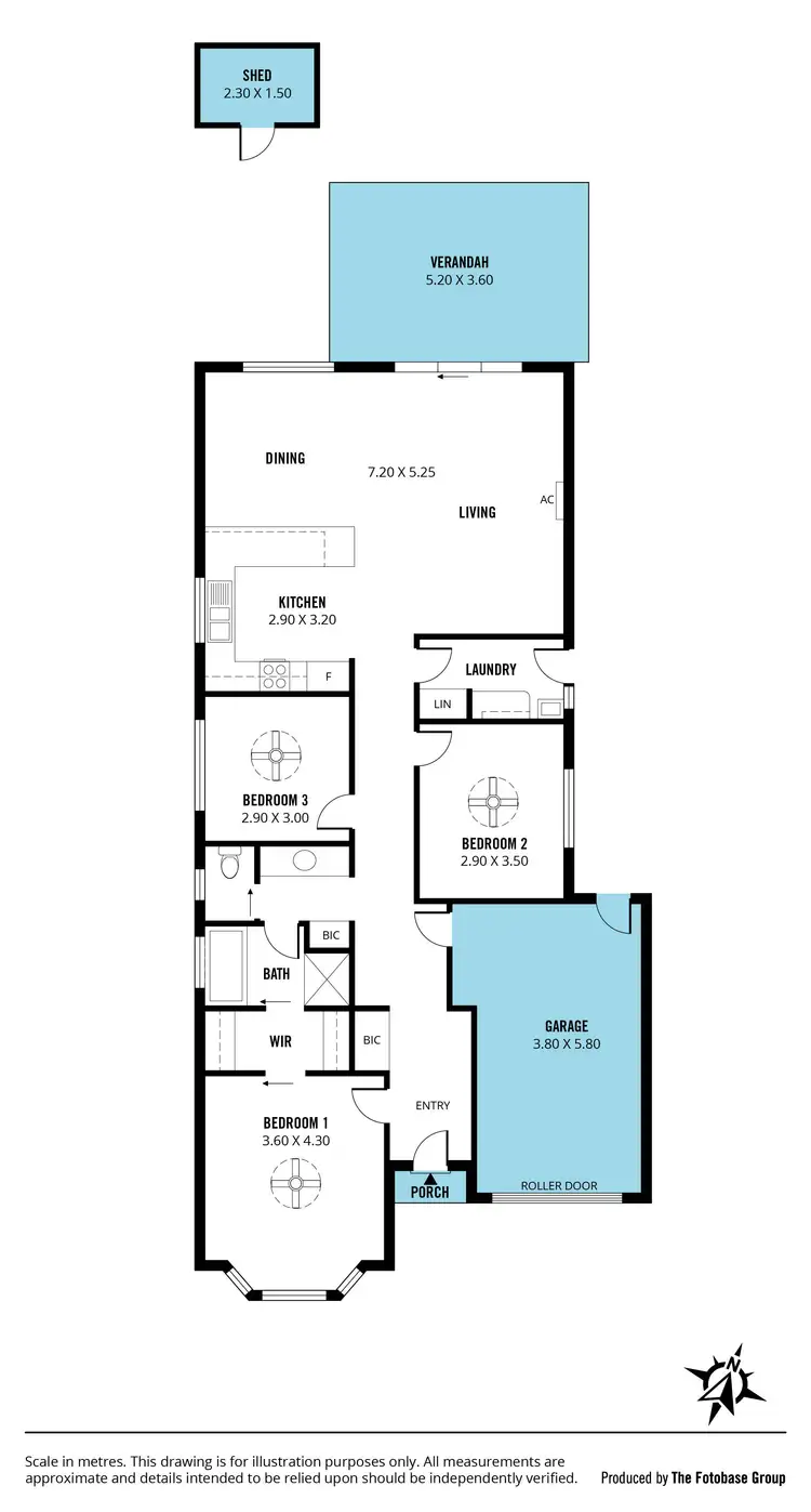 Floorplan of Homely house listing, 1/2 Glory Court, Happy Valley SA 5159