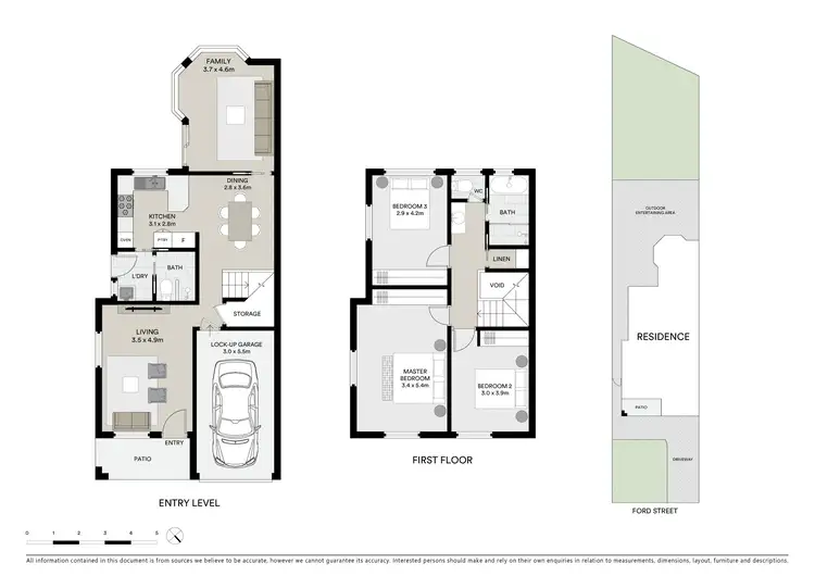 Floorplan of Homely semi-detached listing, 6A Ford Street, North Ryde NSW 2113