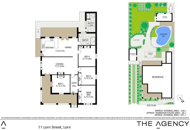 Floorplan of Homely house listing, 11 Lorn Street, Lorn NSW 2320