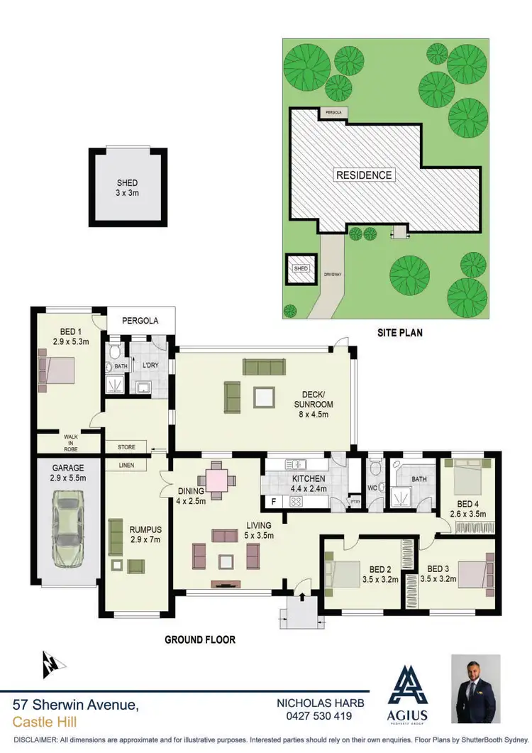 Floorplan of Homely house listing, 57 Sherwin Avenue, Castle Hill NSW 2154