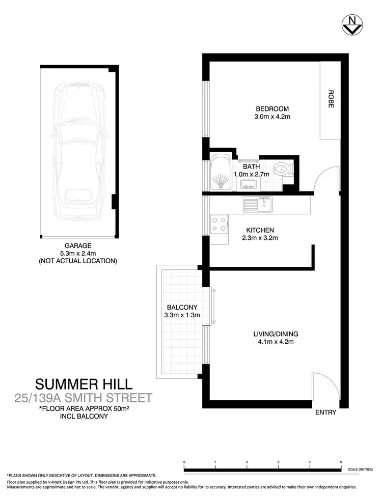Floorplan of Homely apartment listing, 25/139a Smith Street, Summer Hill NSW 2130
