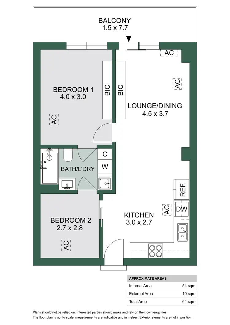 Floorplan of Homely apartment listing, 402/39 Grenfell Street, Adelaide SA 5000
