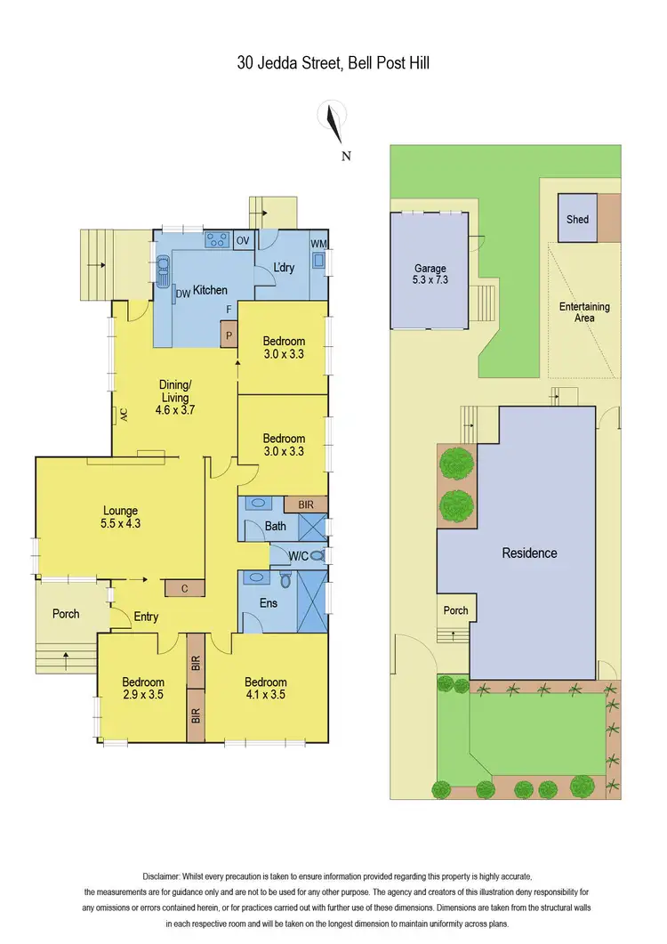 Floorplan of Homely house listing, 30 Jedda Street, Bell Post Hill VIC 3215