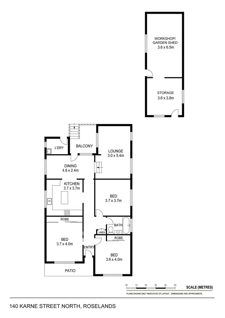 Floorplan of Homely house listing, 140 Karne Street, Roselands NSW 2196