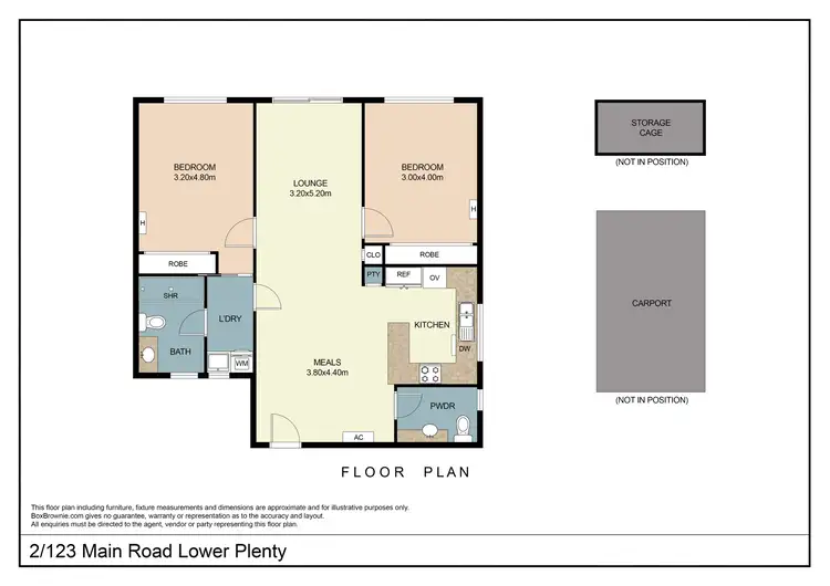 Floorplan of Homely apartment listing, 2/123 Main Road, Lower Plenty VIC 3093