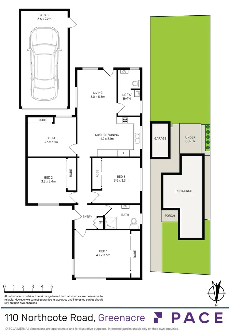 Floorplan of Homely house listing, 110 Northcote Road, Greenacre NSW 2190