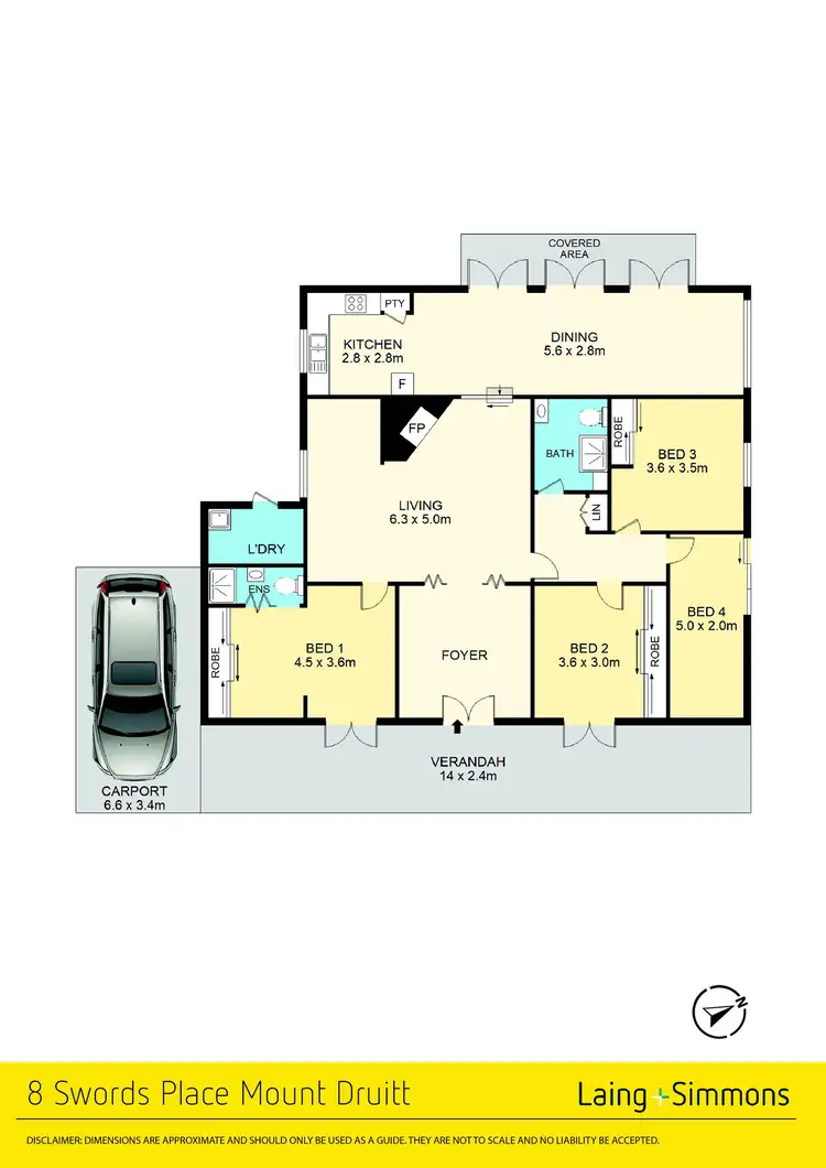 Floorplan of Homely house listing, 8 Swords Place, Mount Druitt NSW 2770