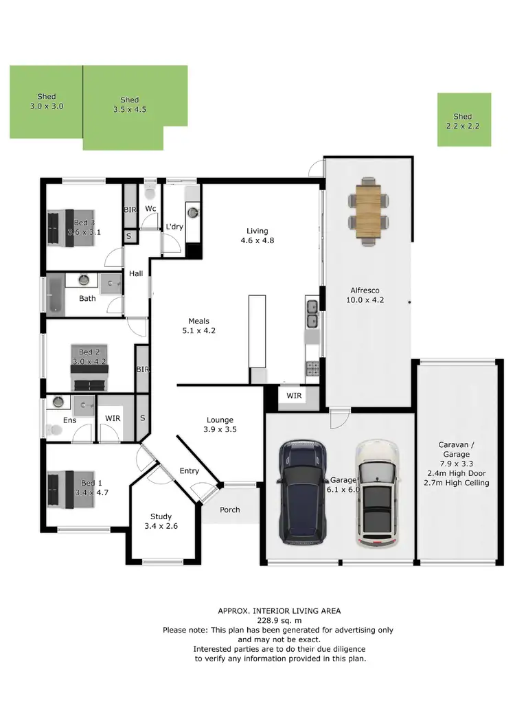 Floorplan of Homely house listing, 85a Mitchell Street, Wodonga VIC 3690