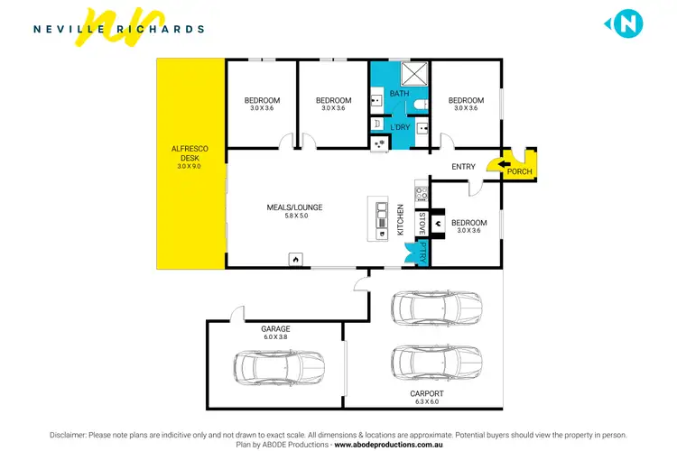 Floorplan of Homely house listing, 107 Smythe Street, Portarlington VIC 3223