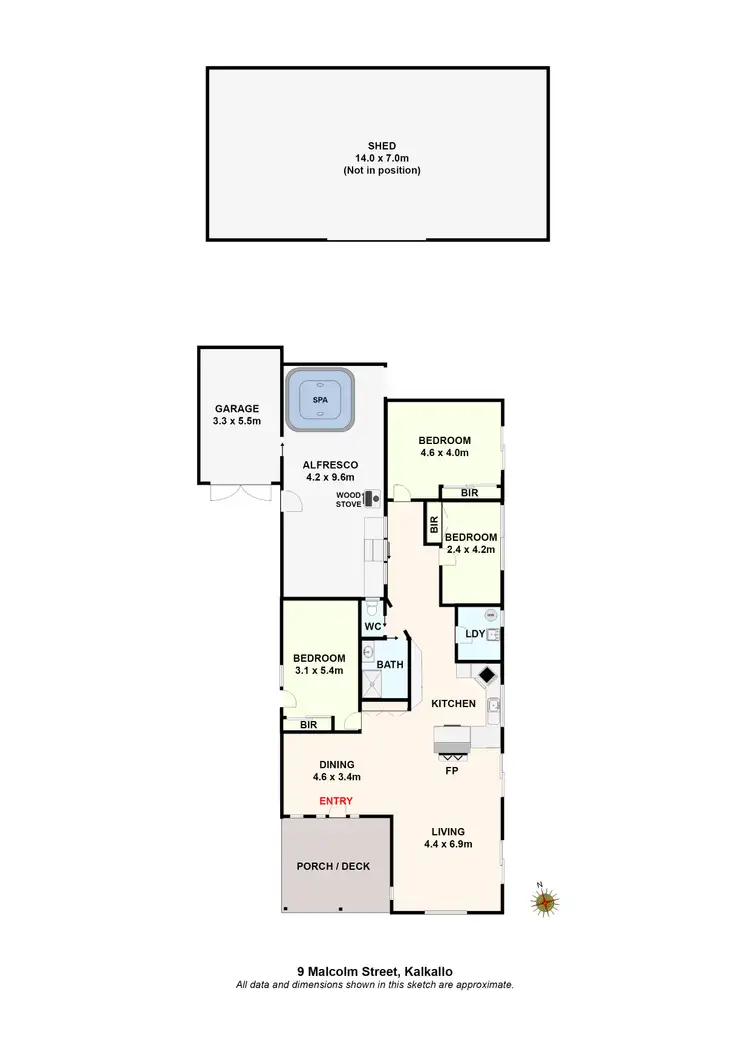 Floorplan of Homely house listing, 9 & 11 Malcolm Street, Kalkallo VIC 3064