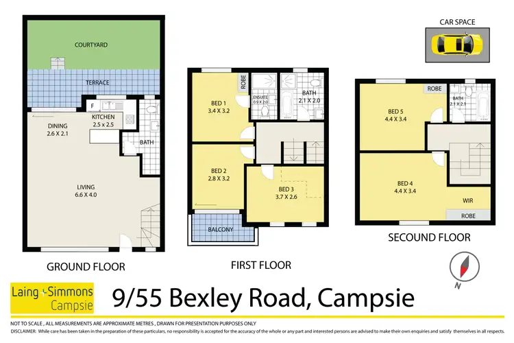 Floorplan of Homely townhouse listing, 9/55 Bexley Road, Campsie NSW 2194