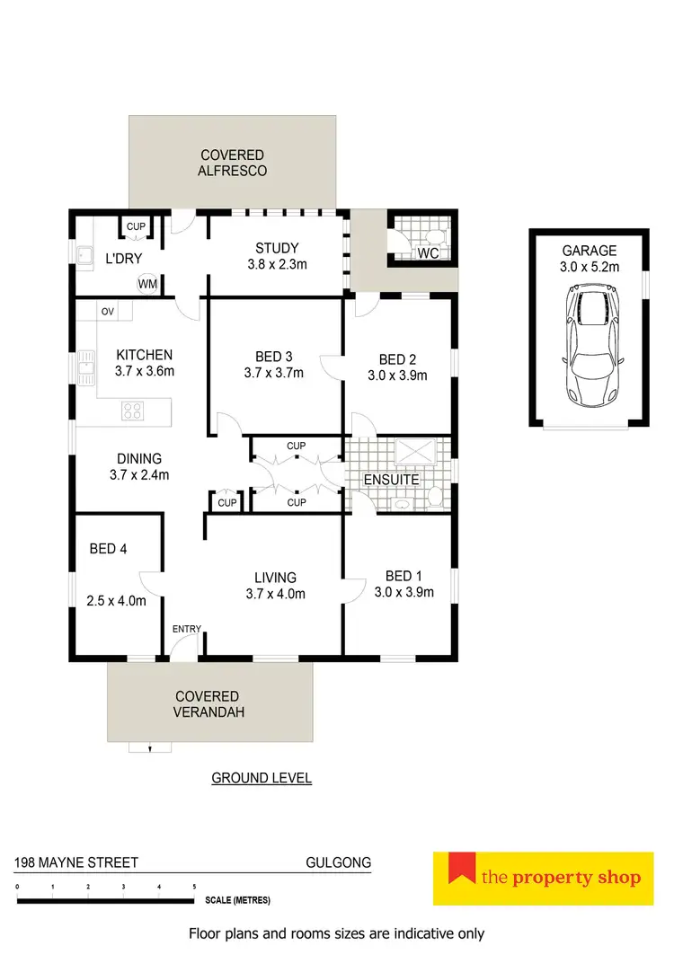 Floorplan of Homely house listing, 198 Mayne Street, Gulgong NSW 2852