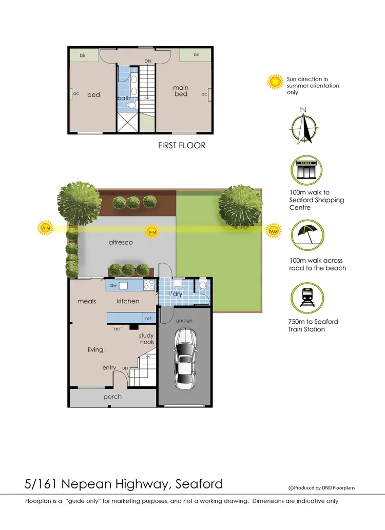 Floorplan of Homely unit listing, 5/161-162 Nepean Highway, Seaford VIC 3198
