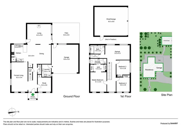 Floorplan of Homely house listing, 8 The Avenue, Sunbury VIC 3429