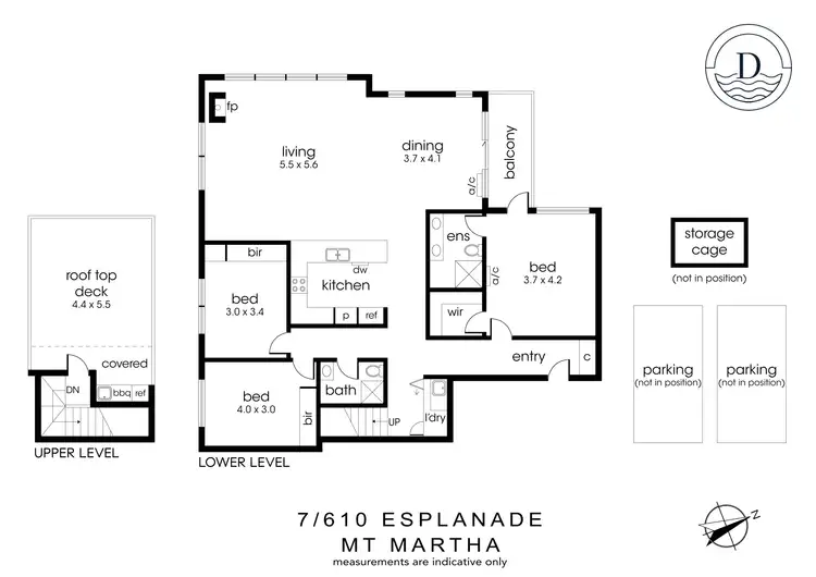 Floorplan of Homely townhouse listing, 7/610 Esplanade, Mount Martha VIC 3934